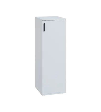 LN 3 - 3D kancelářská skříň, 1-dveřová, pravá, 1107x360x400, bílá